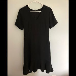 Ann Taylor Flounce Hem Dress